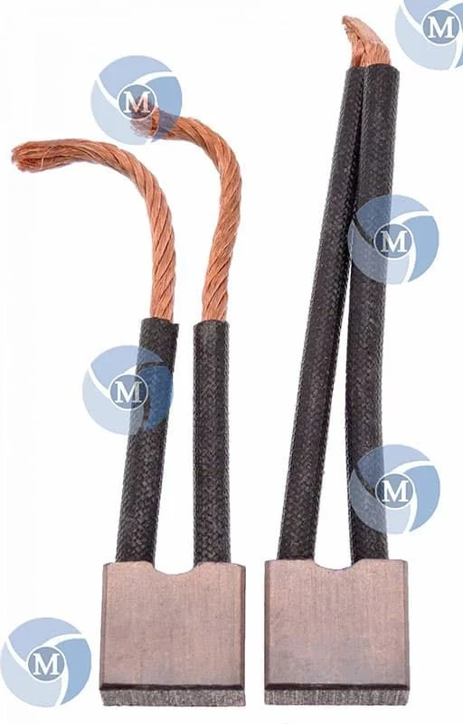 Jeu de balais charbon démarreur VALEO D10E75