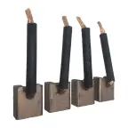 Jeu de balais charbon démarreur BOSCH 0001157001