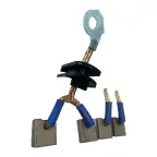 Jeu de balais charbon démarreur DENSO 4280000670