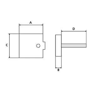 Schéma balai de charbon de démarreur