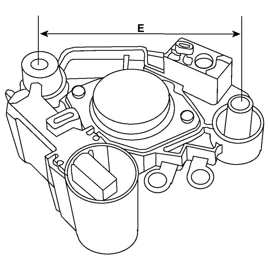 Régulateur compatible pour alternateur MITSUBISHI MD354797