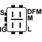 Connecteur régulateur PL78