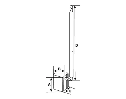 Schéma balai de charbon de démarreur